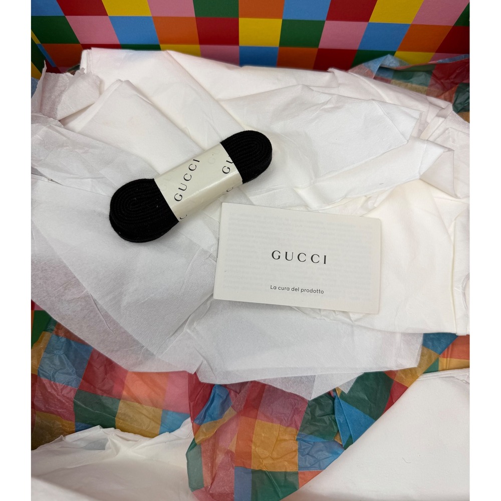 Gucci Rhyton GG Beige White Yellow Sneaker Size 12 US 11 Gucci - Picture 8 of 8